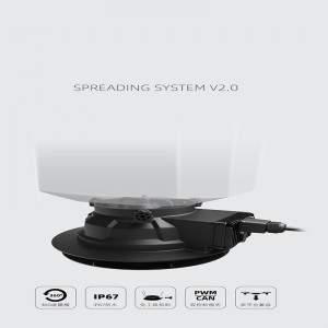 Rozsiewacz systemu siewu dronów rolniczych